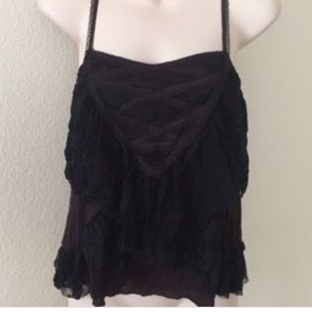 NWT Rare old Free People black lace tank